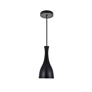 Aiken 1-Light Pendant in Black