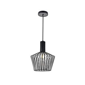 Ronnie 1-Light Pendant in Black