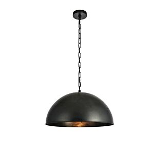 Merce 1-Light Pendant in Vintage Black