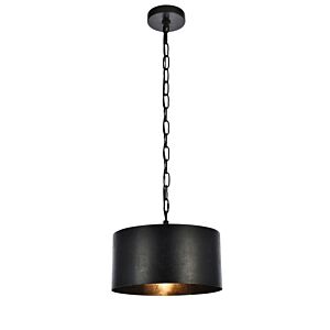 Miro 1-Light Pendant in Vintage Black