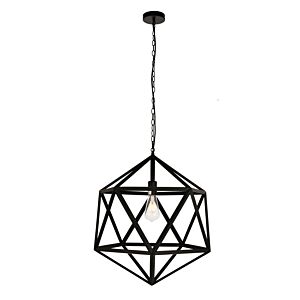 Redmond 1-Light Pendant in Black