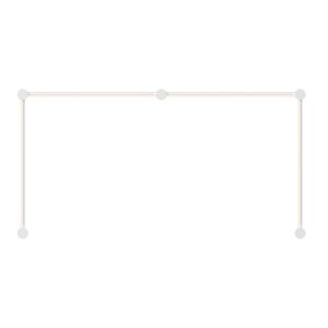 Purolinear 360 LED Wall Bar in Satin White by Sonneman