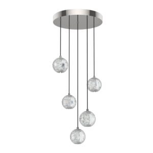 Marni LED Pendant in Polished Nickel