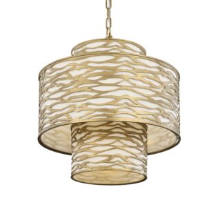 Kato Four Light Pendant in Havana Gold by Varaluz