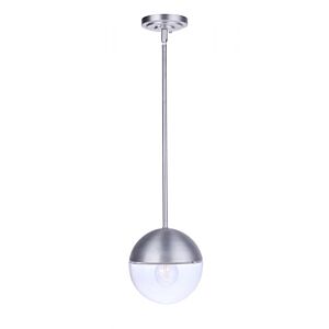 Craftmade Evie Outdoor Hanging Light in Satin Aluminum