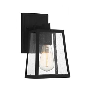 Dunn One Light Outdoor Wall Mount in Textured Black by Craftmade