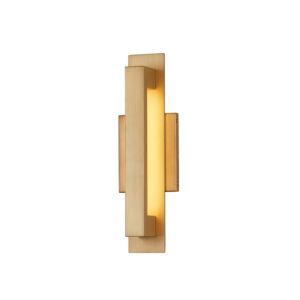 Catalina LED Outdoor Wall Sconce in Burnished Gold by Justice Designs