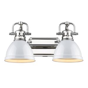 Duncan CH 2-Light Bathroom Vanity Light in Chrome