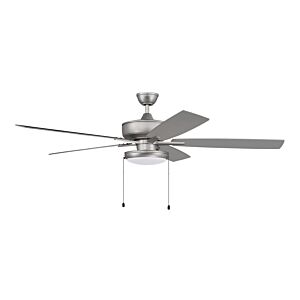 Craftmade Super Pro 119 Pan Light Kit Indoor Ceiling Fan in Brushed Satin Nickel