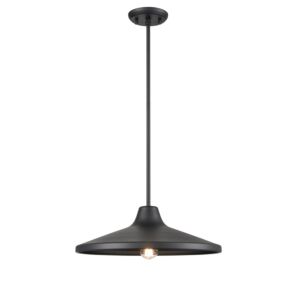 Somerset Outdoor 1-Light Outdoor Pendant in Black