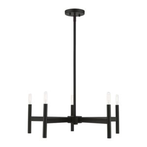 Copenhagen 5-Light Chandelier in Black