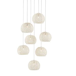 Piero  Pendant in Sugar White by Currey and Company