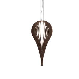 Cappadocia 1-Light Pendant in American Walnut