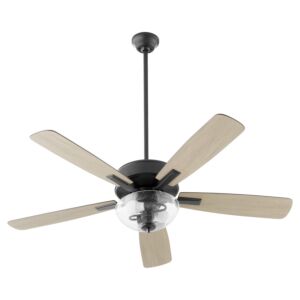 Ovation 52"Ceiling Fan in Matte Black by Quorum International