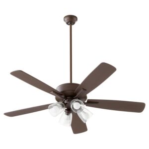 Ovation 4-Light 52" Hanging Ceiling Fan in Oiled Bronze