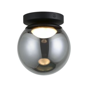 Boble 1-Light Flush Mount in Matte Black