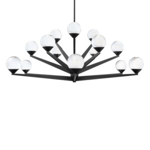 Double Bubble LED Chandelier in Black by Modern Forms