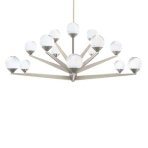 Double Bubble LED Chandelier in Satin Nickel by Modern Forms