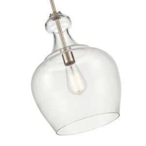 Corra One Light Pendant in Modern Gold by Millennium