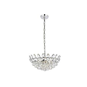 Emilia 5-Light Pendant in Chrome