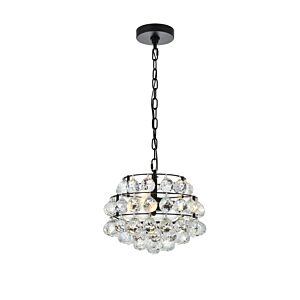 Savannah 3-Light Pendant in Black