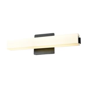 Venture CCT LED Bathroom Vanity Light in Ebony