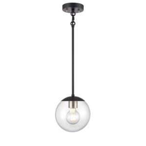 Mackenzie Delta 1-Light Pendant in Multiple Finishes and Ebony