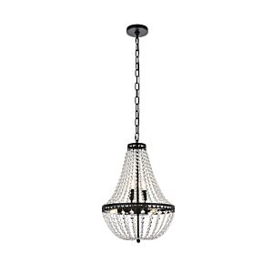 Valeria 5-Light Pendant in Black