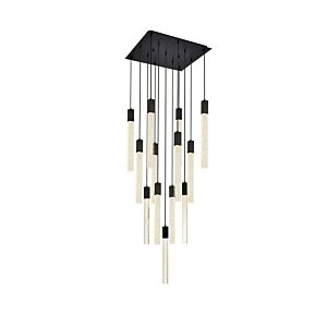 Weston 13-Light Pendant in Black