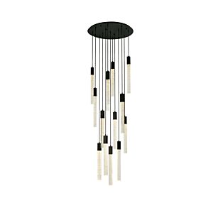 Weston 13-Light Pendant in Black