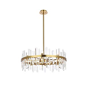 Serena 16-Light Chandelier in Satin Gold