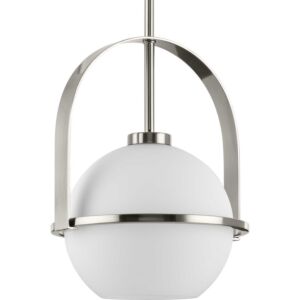 Delayne 1-Light Pendant in Brushed Nickel