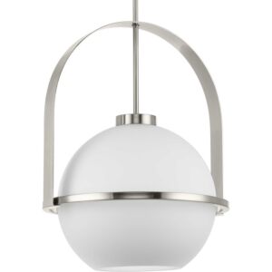 Delayne 1-Light Pendant in Brushed Nickel