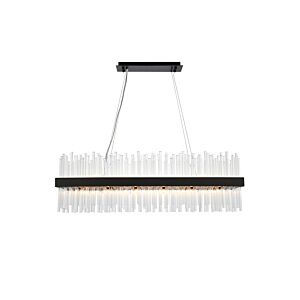 Dallas 24-Light Pendant in Black