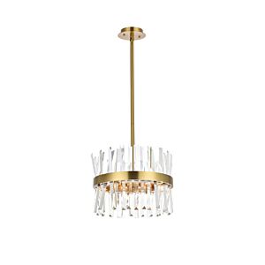 Serephina 8-Light Pendant in Satin Gold