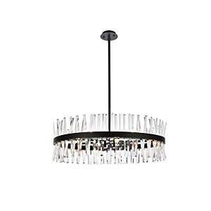 Serephina 16-Light Chandelier in Black