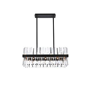 Serephina 16-Light Chandelier in Black