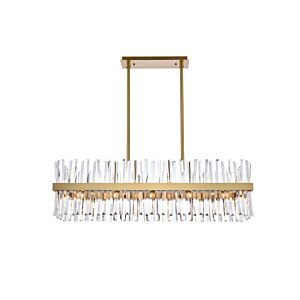 Serephina 24-Light Chandelier in Satin Gold