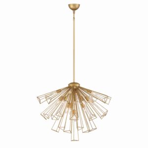 Dendelio  Chandelier in Gold by Eurofase