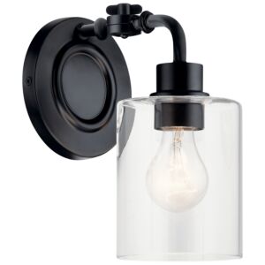 Gunnison 1-Light Wall Sconce in Black