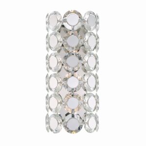 Perrene  Wall Sconce in Chrome by Eurofase