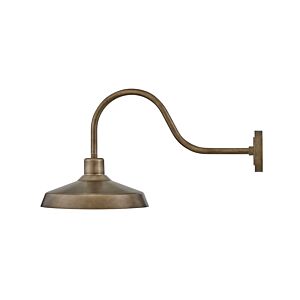 Forge 1-Light Medium Wall Mount Lantern in Burnished Bronze