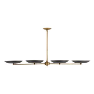 Griffith Four Light Chandelier in Bronze by Arteriors