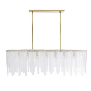 Leighton Seven Light Chandelier in Clear by Arteriors