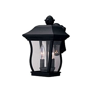 Chelsea 2-Light Wall Lantern in Black