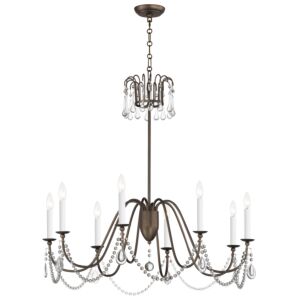 Maxim Lighting Plumette 8-Light Chandelier with Crystal