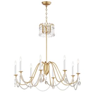 Maxim Lighting Plumette 8-Light Chandelier with Crystal