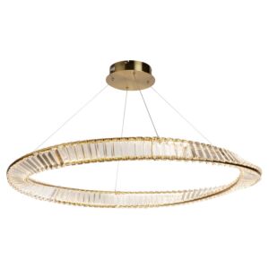 Stella LED Pendant in Brushed Brass by Artcraft