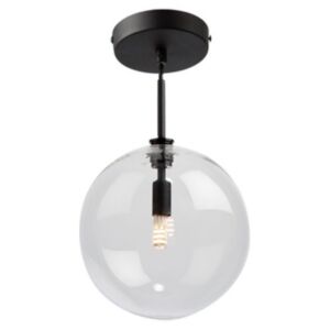 Pinpoint  Semi Flush Mount in Black by Artcraft