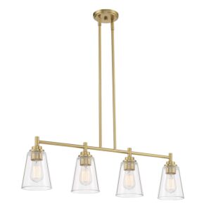 Westin 4-Light Island Pendant in Brushed Gold